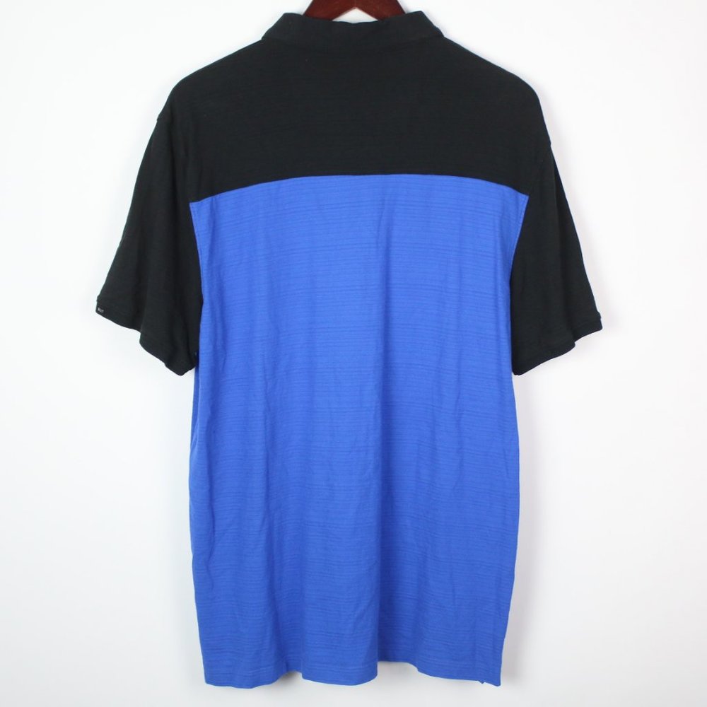 Calvin Klein Mens XL Colorblock Cotton Polo Shirt - Picture 3 of 4
